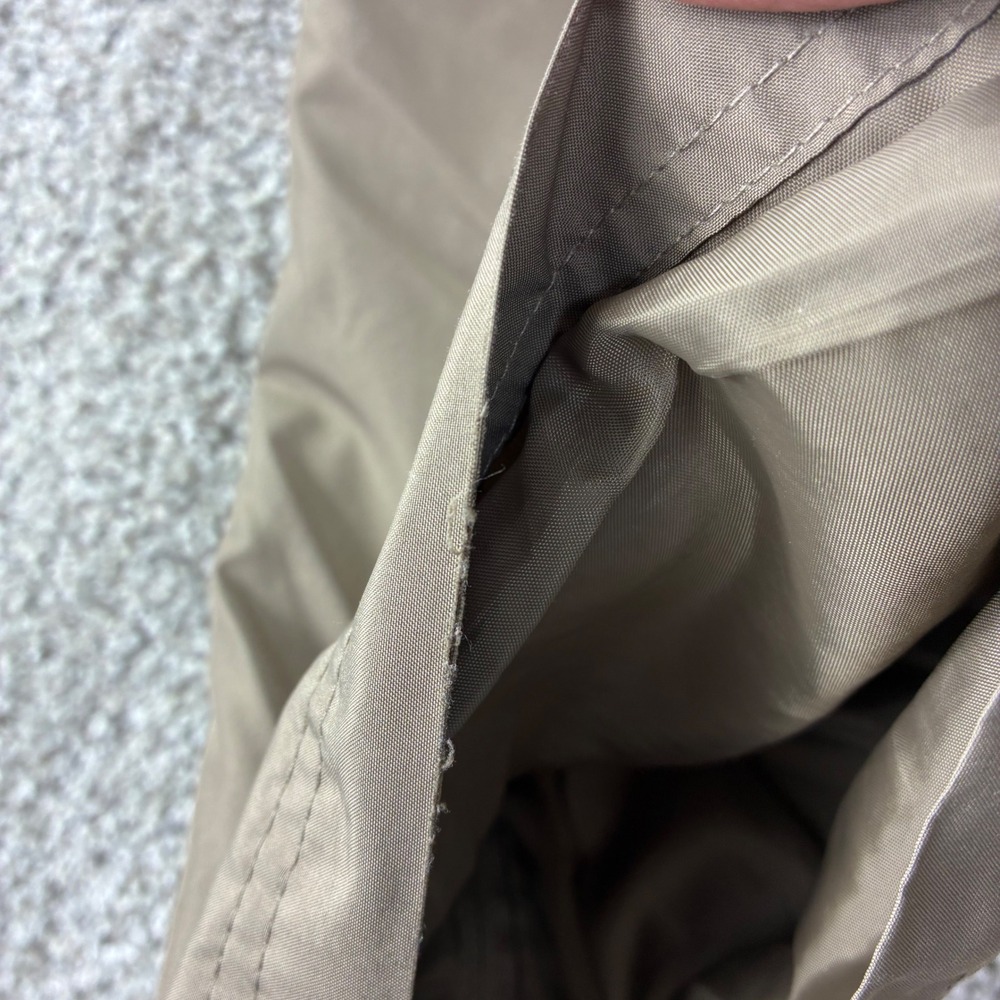 D.A.C. Performance Track Pants Mens L Tan Mesh Lined Ankle Zip Gorpcore Active - Picture 10 of 13
